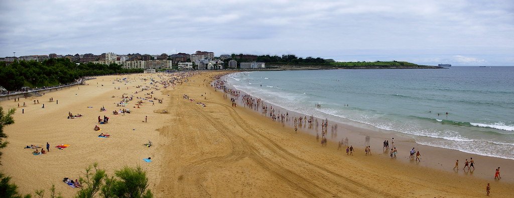 Segunda Playa del Sardinero en Santander